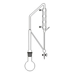 Appareil de détermination des huiles essentielles (type Clevenger), capacité 5 ml