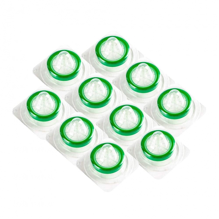 Filtre seringue stérile, fluorure de polyvinylidène PVDF, hydrophile, pores 0,45 µm, diamètre 25 mm