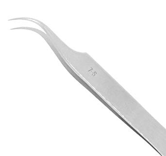 Pince à pointe très fine, courbée à 45°, conique et courbée à 45°, Pointe - Très fine, Longueur - 115 mm, Précision - Haute