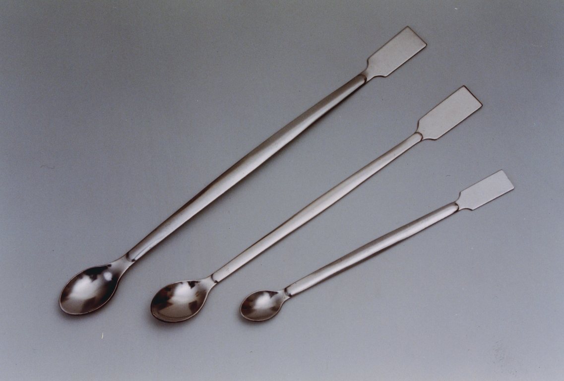 Spoon/Spatulas, Stainless Steel, Flat Spoon End, 300 mm