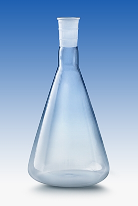 Quartz Erlenmeyer Flask with Standard Joint, Capacity-150 ml
