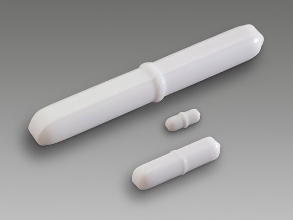 PTFE Polygon Magnetic Stir Bars with Pivot Ring, Length 50mm, Dia. 8mm