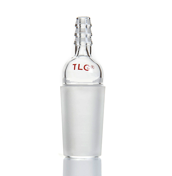 Adapter, Inlet (Straight), with Cone Joint, 19/22 joint, 8mm Hose connection