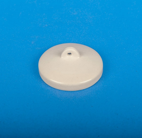 Porcelain Crucible Covers, For use High-Form Porcelain Crucibles, Capacity 40mL, Cover I.D. - 53mm