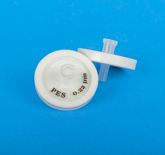 Syringe Filter, Polyethersulfone, PES (Hydrophilic), Pore 0.45µm, Diameter 30mm