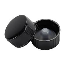 Black Phenolic Caps With Polycone Liner , GPI 28-400