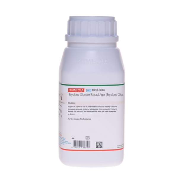 Tryptone Glucose Extract Agar (Tryptone Glucose Yeast Extract Agar) 100G