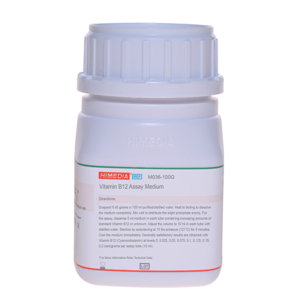 B12 Assay Medium (Using L. leichmannii) 100G