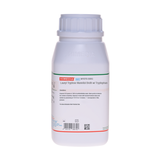 Lauryl Tryptose Mannitol Broth w/ Tryptophan 500G