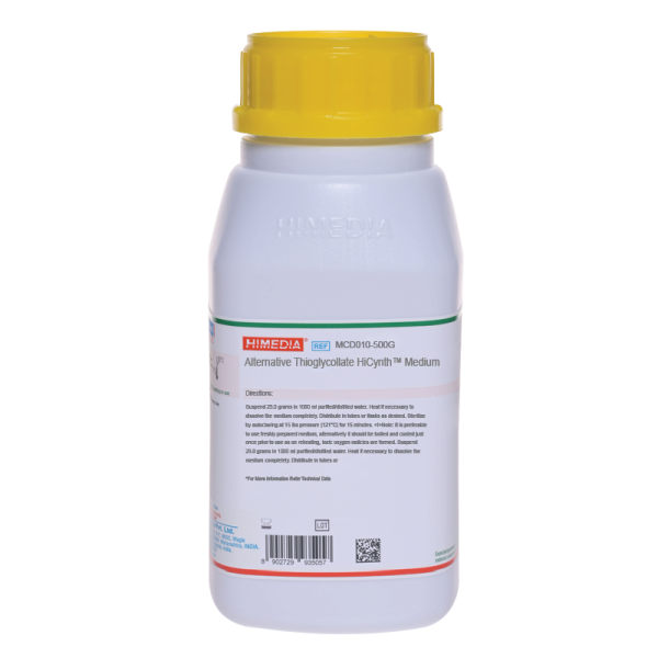 Alternative Thioglycollate HiCynthâ„¢ Medium (Thioglycollate HiCynthâ„¢ Broth Alternative) 100G