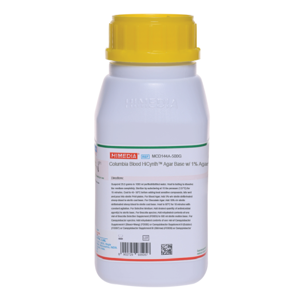 Columbia Blood HiCynthâ„¢ Agar Base w/1% Agar 500G