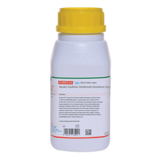 Mueller Kauffman Tetrathionate Novobiocin HiCynthâ„¢ Broth Base 500G