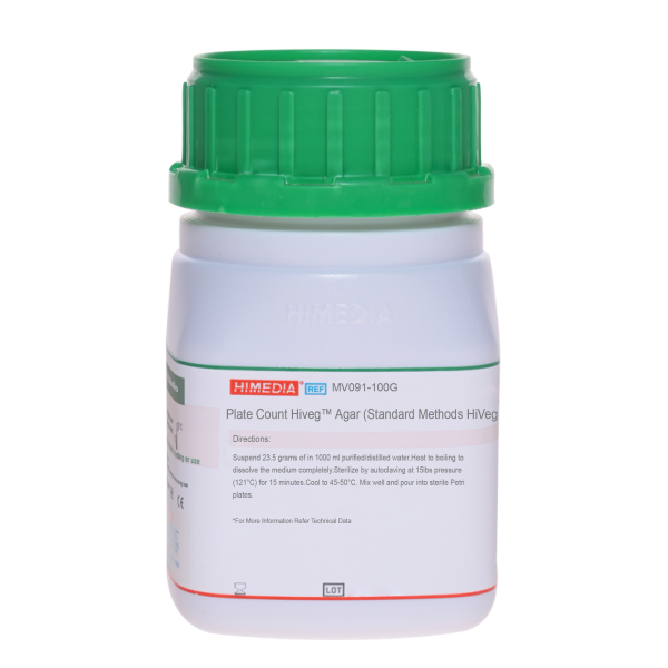 Plate Count HiVegâ„¢ Agar (Standard Methods HiVegâ„¢ Agar) 100G