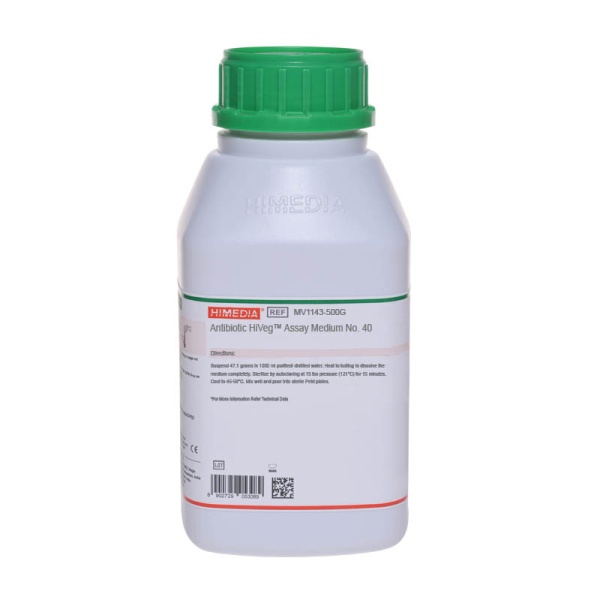 Antibiotic HiVegâ„¢ Assay Medium No. 40 500G