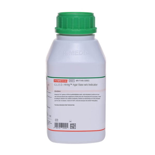 C.L.E.D. HiVegâ„¢ Agar Base w/o Indicator 500G