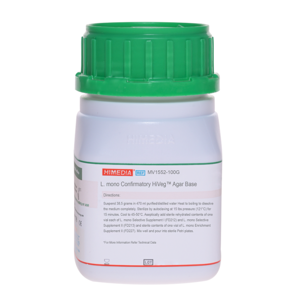 L. mono Confirmatory HiVegâ„¢ Agar Base 100G