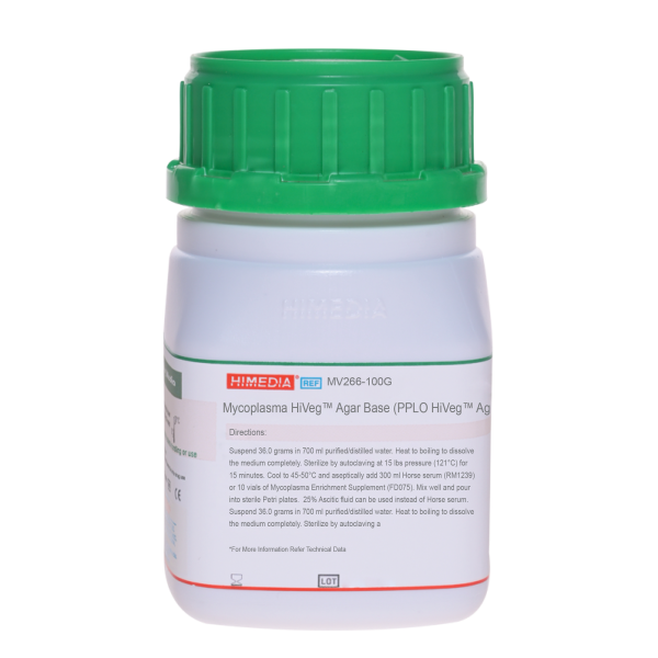 Mycoplasma HiVegâ„¢ Agar Base (PPLO HiVegâ„¢ Agar Base) 100G
